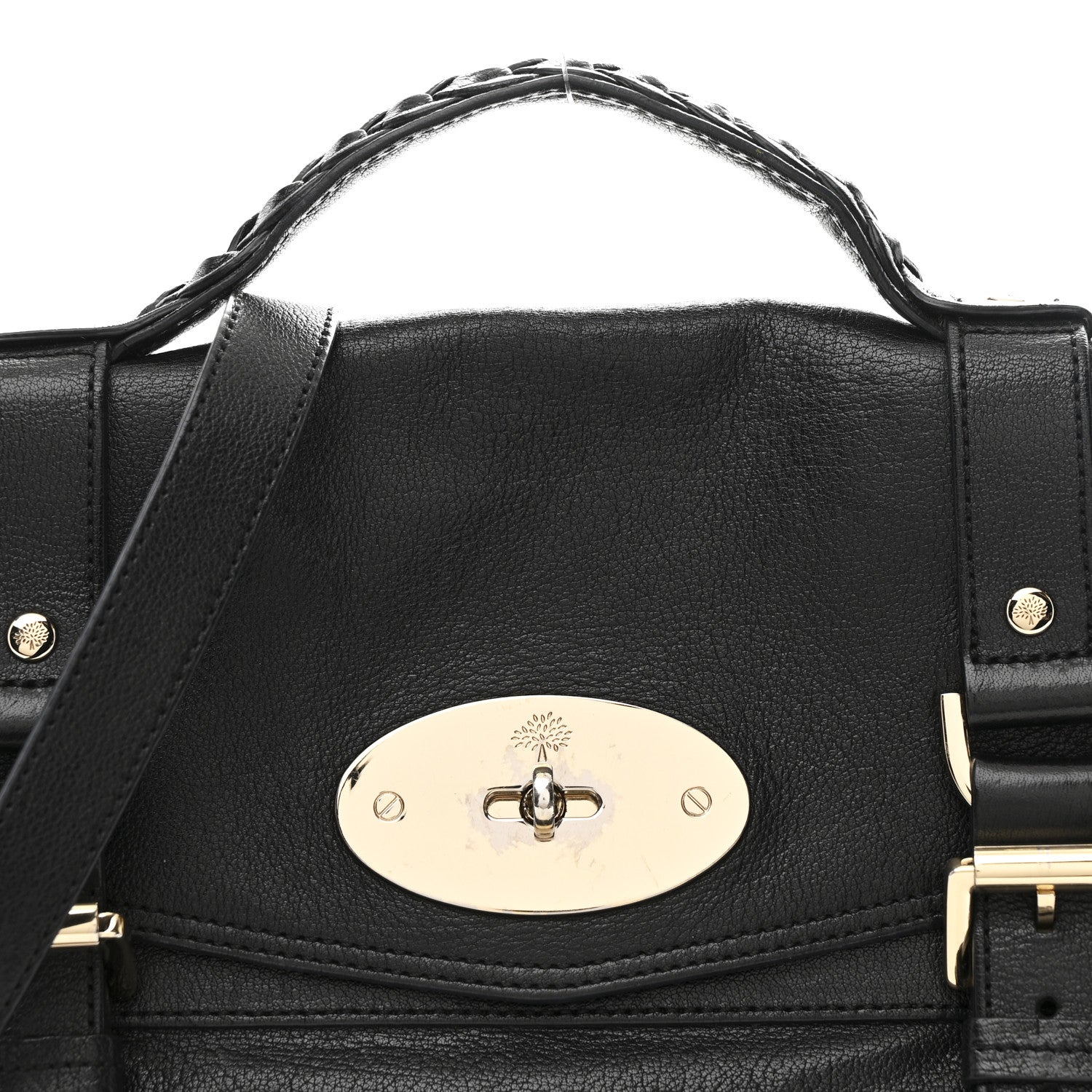 Mulberry Soft Buffalo Medium Alexa Black 8 of 10