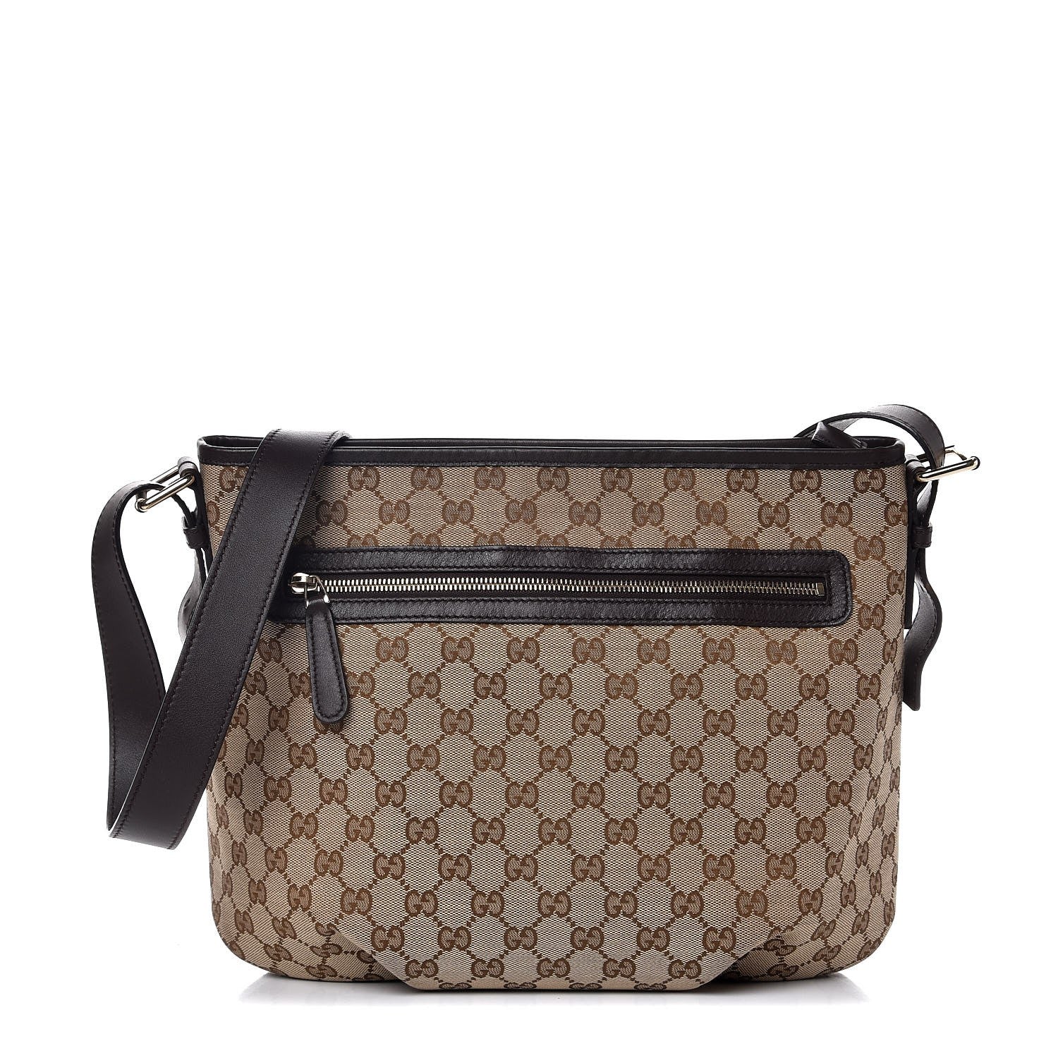 Gucci Monogram Messenger Bag Dark Brown 1 of 11