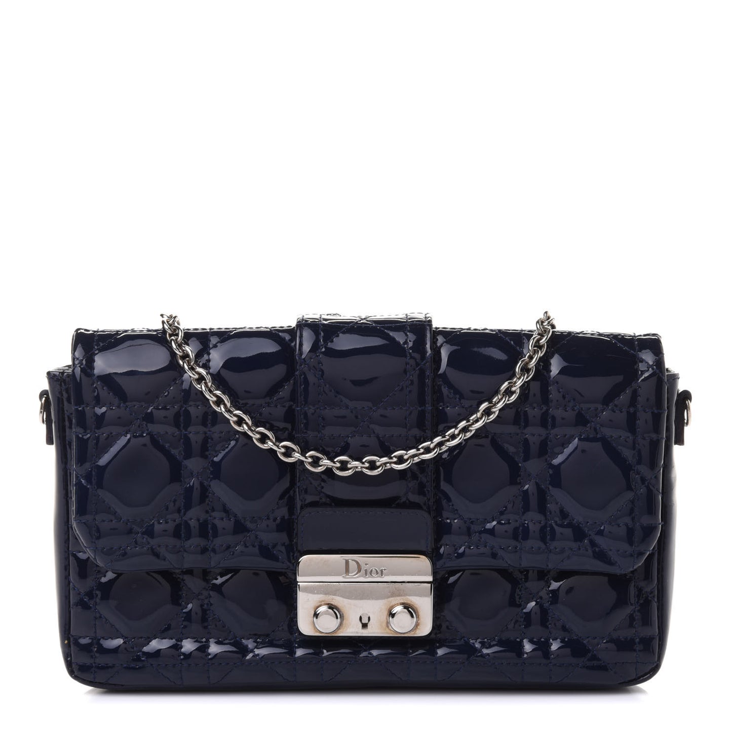 Patent Cannage New Lock Pouch Navy Blue