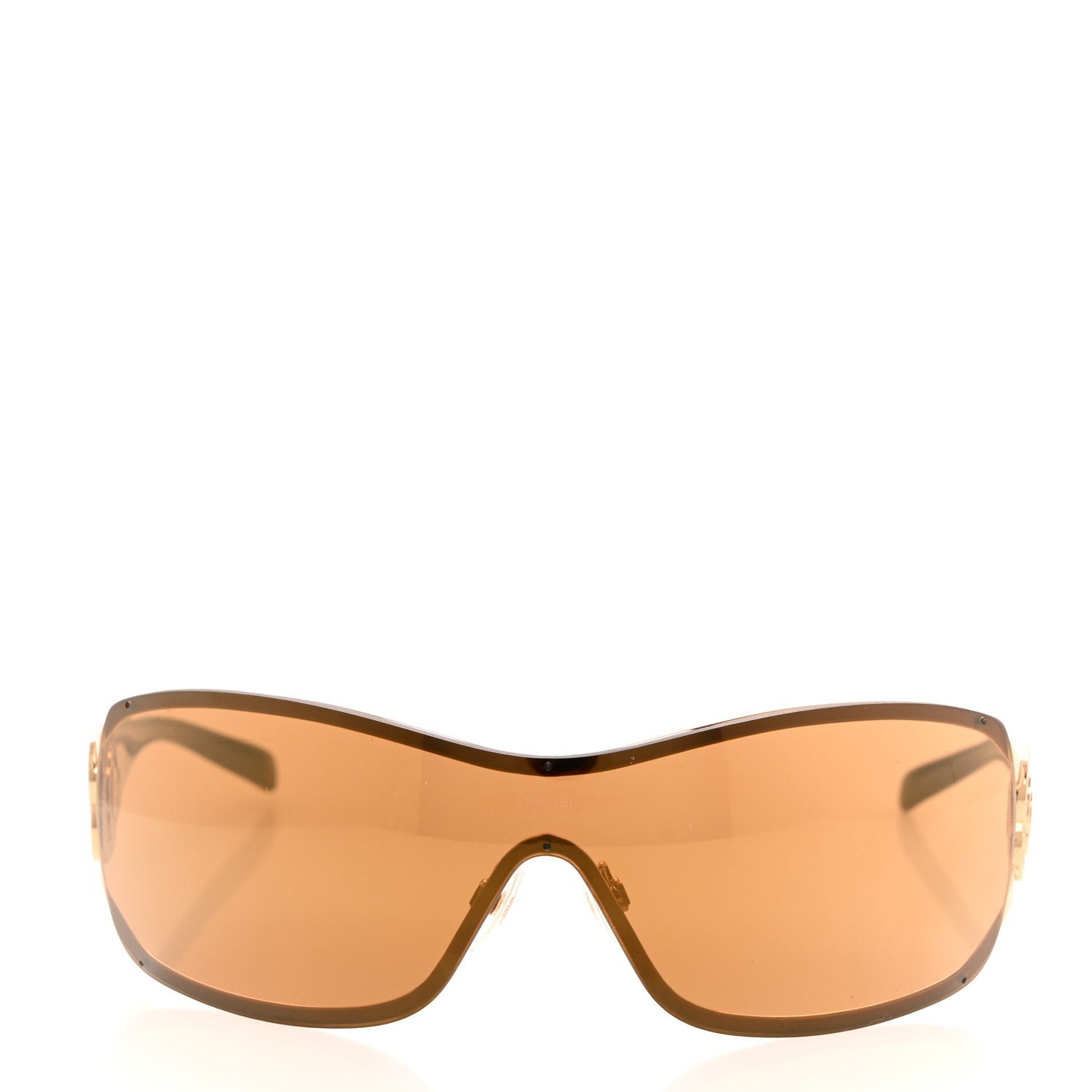 Chanel Swarovski Crystal Camellia CC Sunglasses 4164-B Bronze 2 of 8