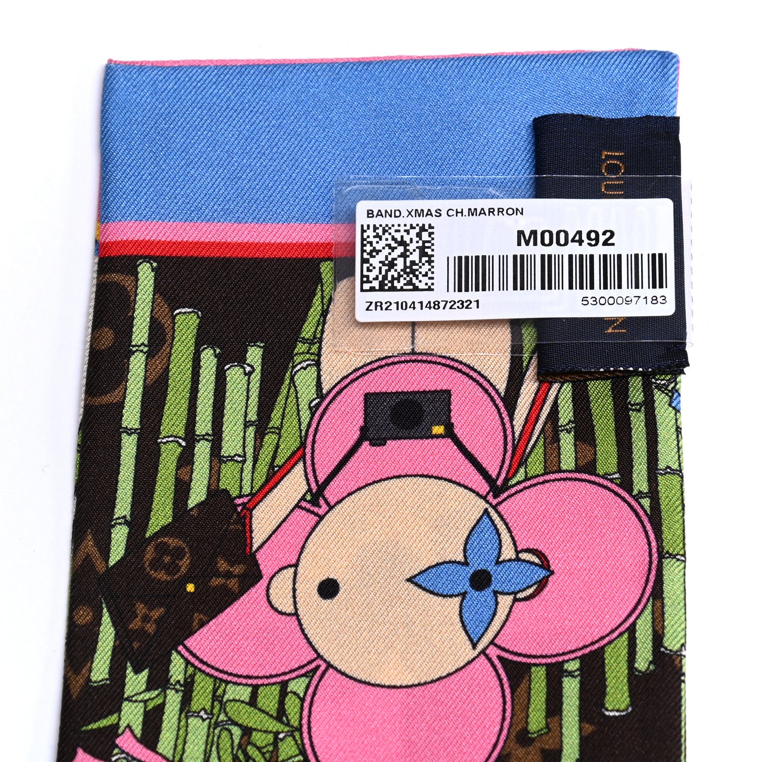 Louis Vuitton Silk Monogram 2021 Christmas Animation China Bandeau 3 of 3