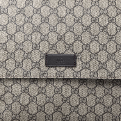 Gucci GG Plus Monogram Messenger Diaper Bag Dark Brown 10 of 10