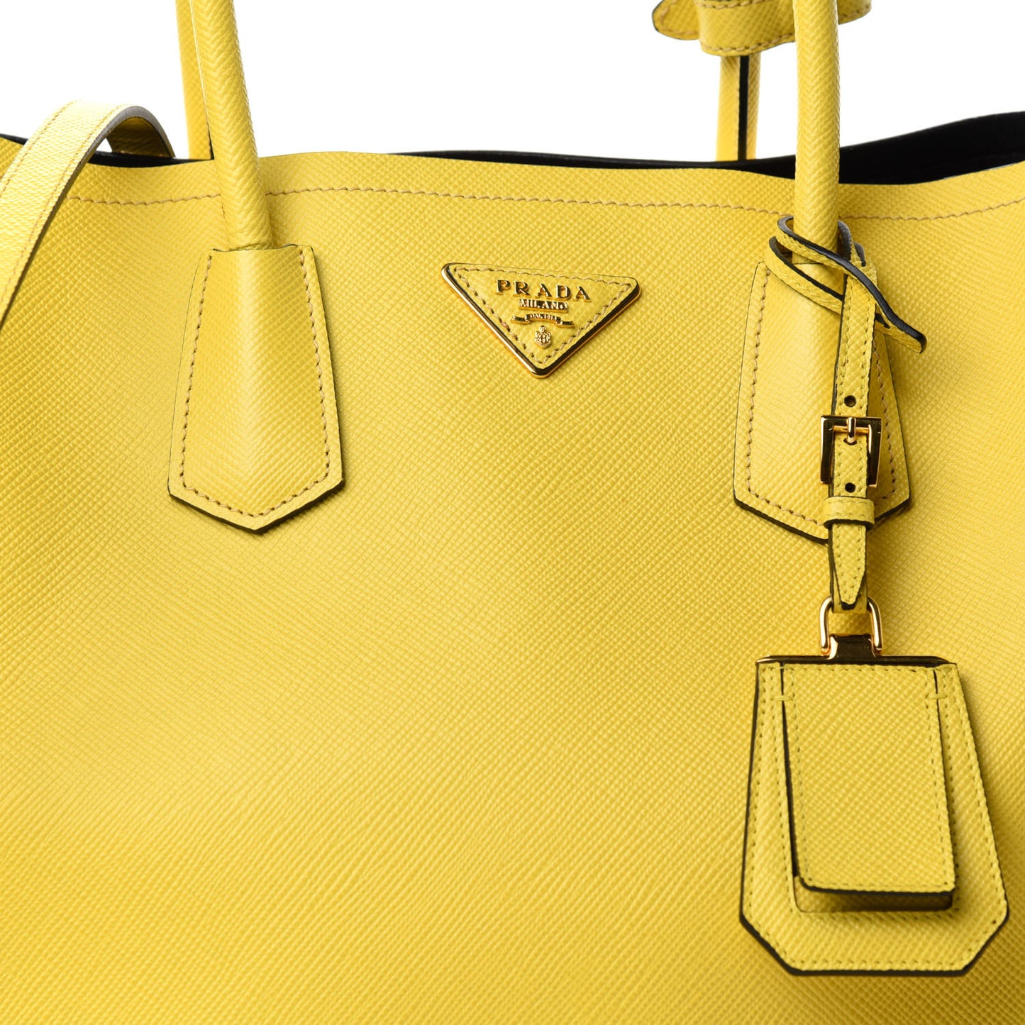 Saffiano Cuir Medium Double Bag Girasole