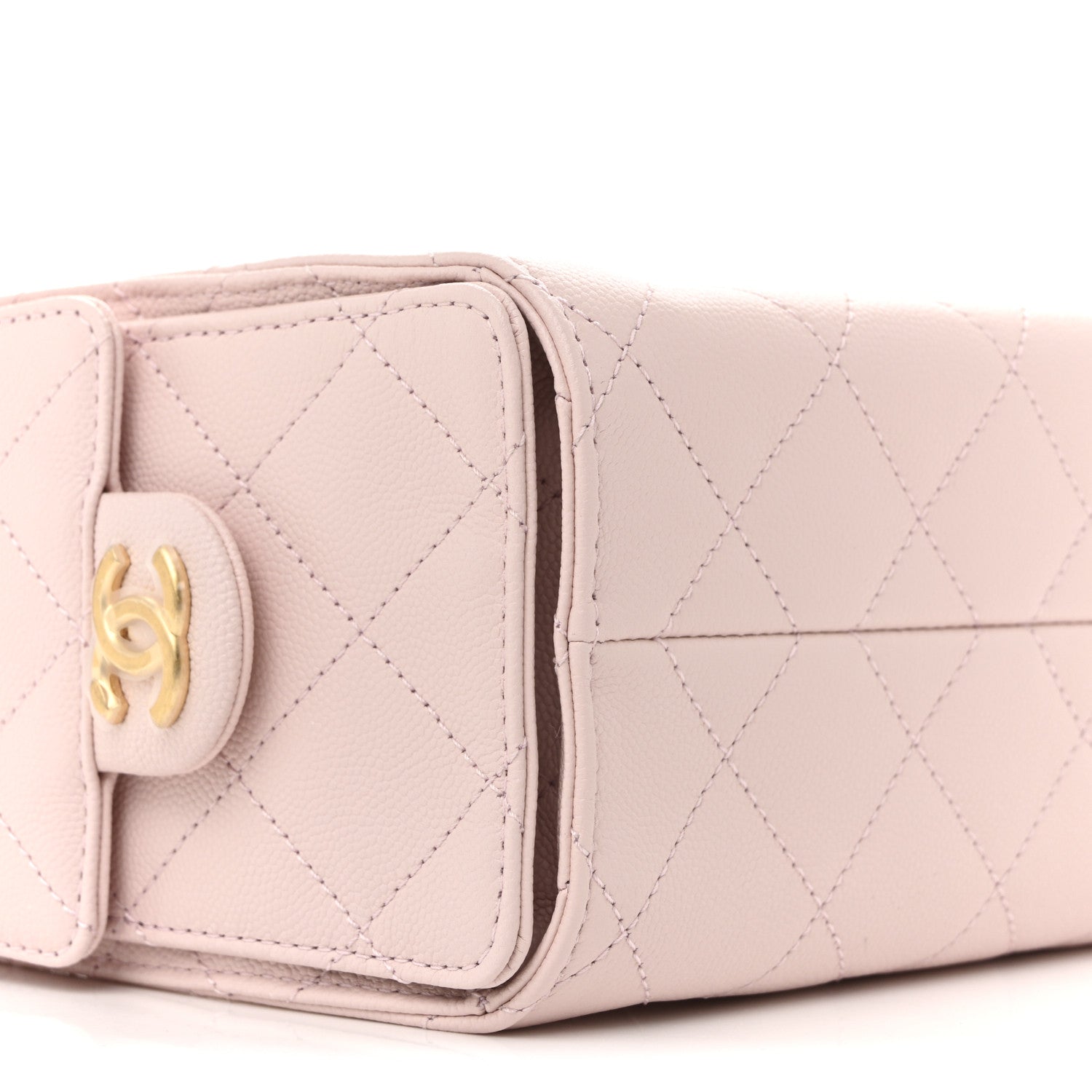 Chanel Caviar Quilted Mini Chanel 25 Handbag Light Pink 9 of 11
