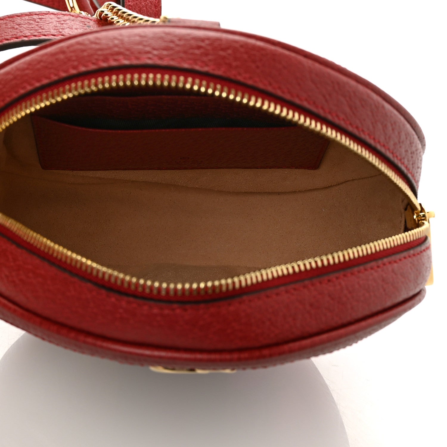 Gucci GG Supreme Monogram Web Flora Mini Ophidia Round Backpack Red 5 of 8