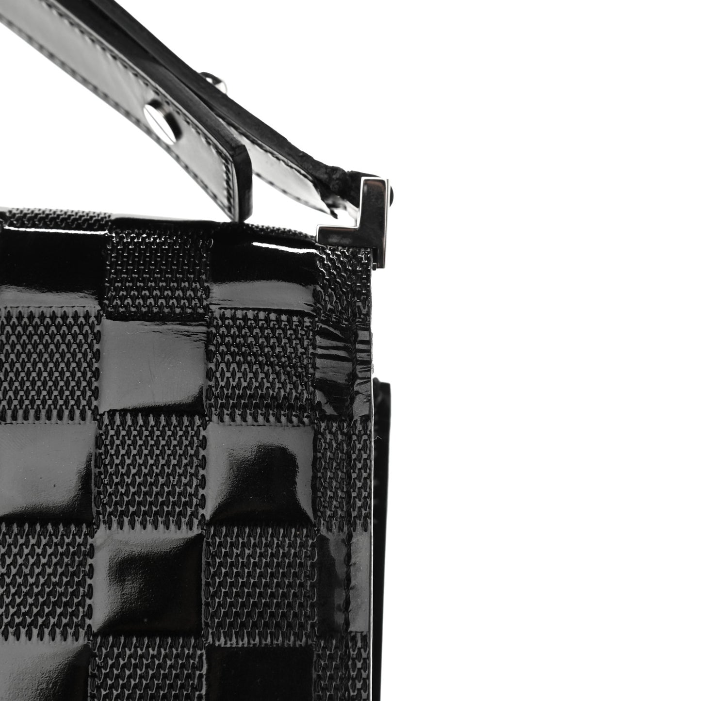 Damier Vernis Club Bag Black