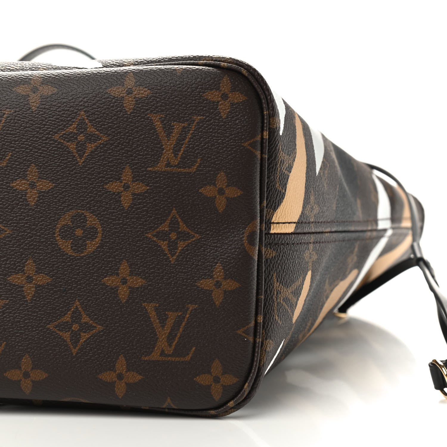 Louis Vuitton X LOL Monogram Neverfull MM Gold Silver 10 of 10