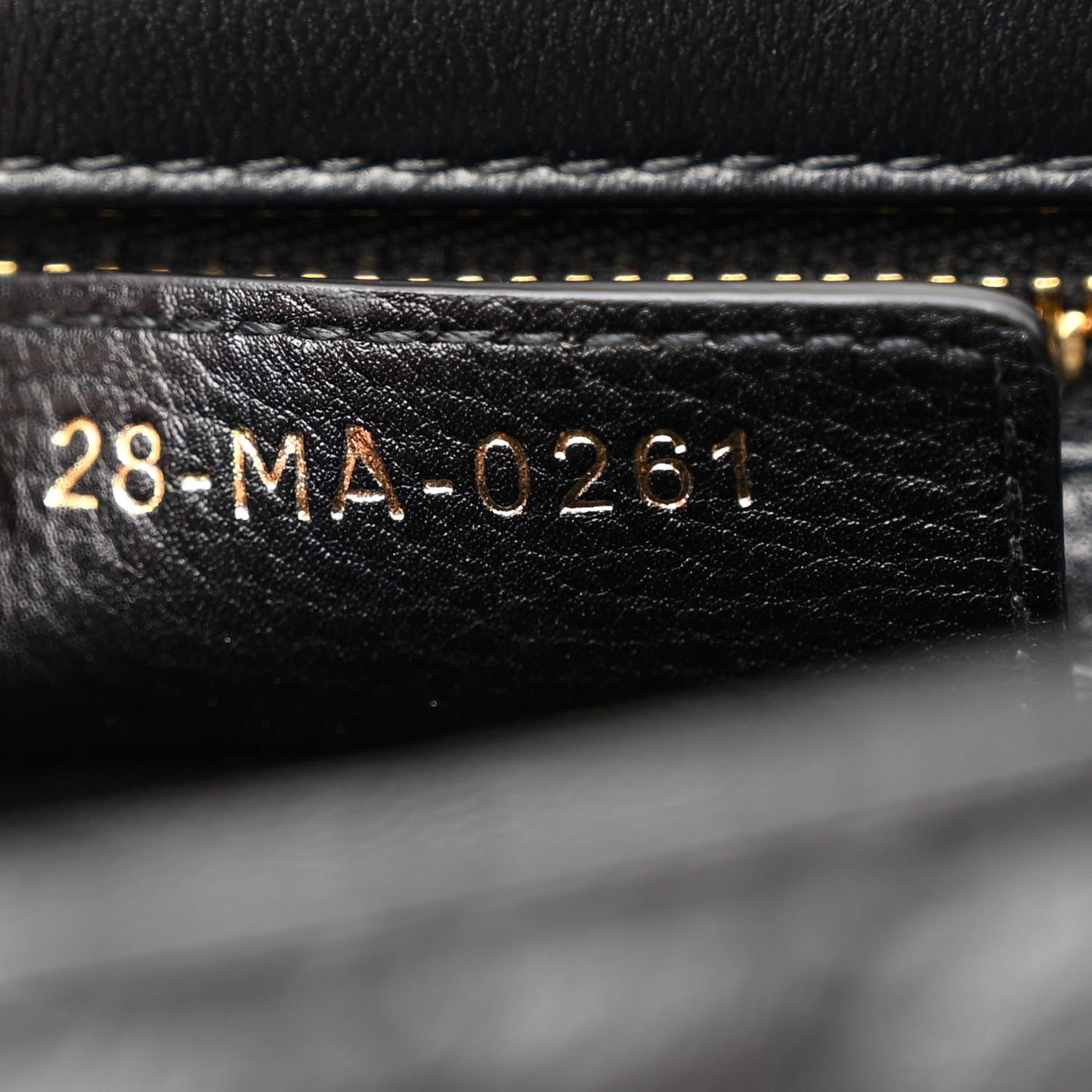 Calfskin Cannage Medium Caro Bag Black