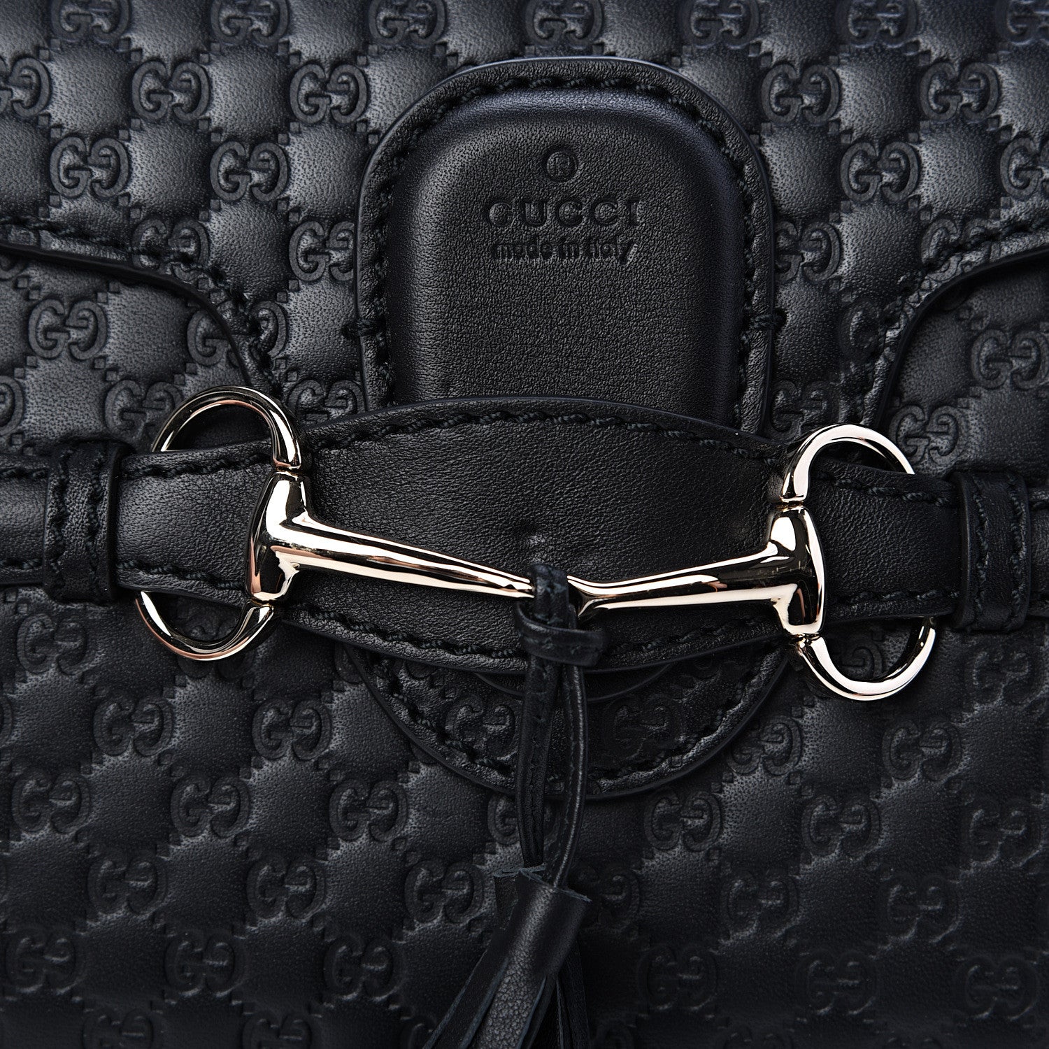 Gucci Microguccissima Mini Emily Shoulder Bag Black 7 of 10