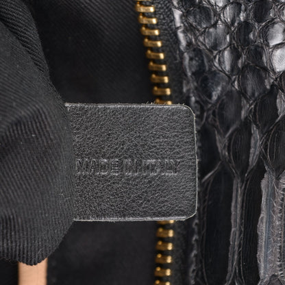 Chloe Python Calfskin East West Paraty Black 7 of 8