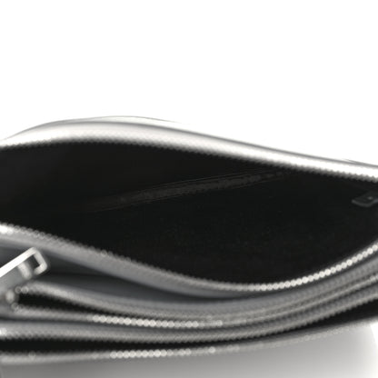 Celine Metallic Lambskin Small Trio Crossbody Bag Silver 4 of 9