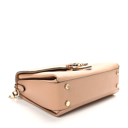 Gucci Dollar Calfskin Interlocking G Top Handle Shoulder Bag Camelia 4 of 10