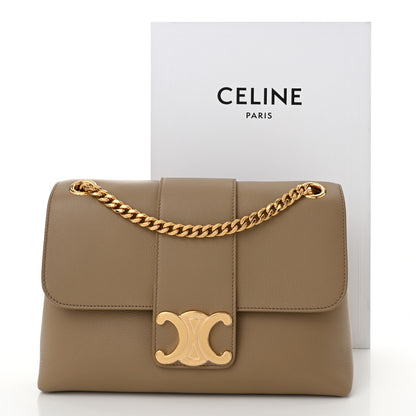 Celine Supple Calfskin Medium Victoire Bag Brown Sepia 10 of 10