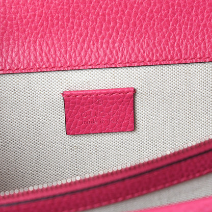 Gucci Pebbled Calfskin Embellished Guccify Small Dionysus Shoulder Bag Rosa 6 of 12