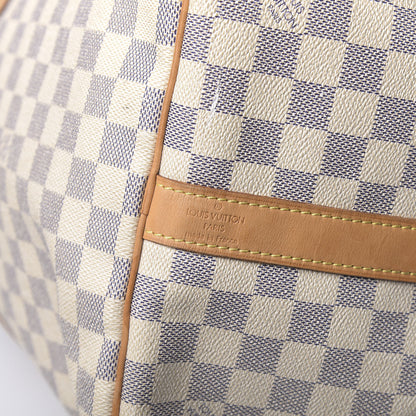 Louis Vuitton Damier Azur Keepall Bandouliere 55 5 of 13