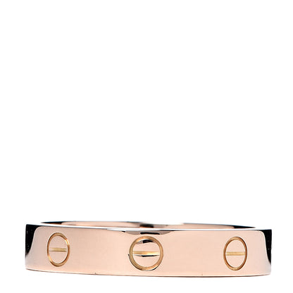 Cartier 18K Pink Gold 3.5mm LOVE Wedding Band Ring 59 8.75 3 of 4