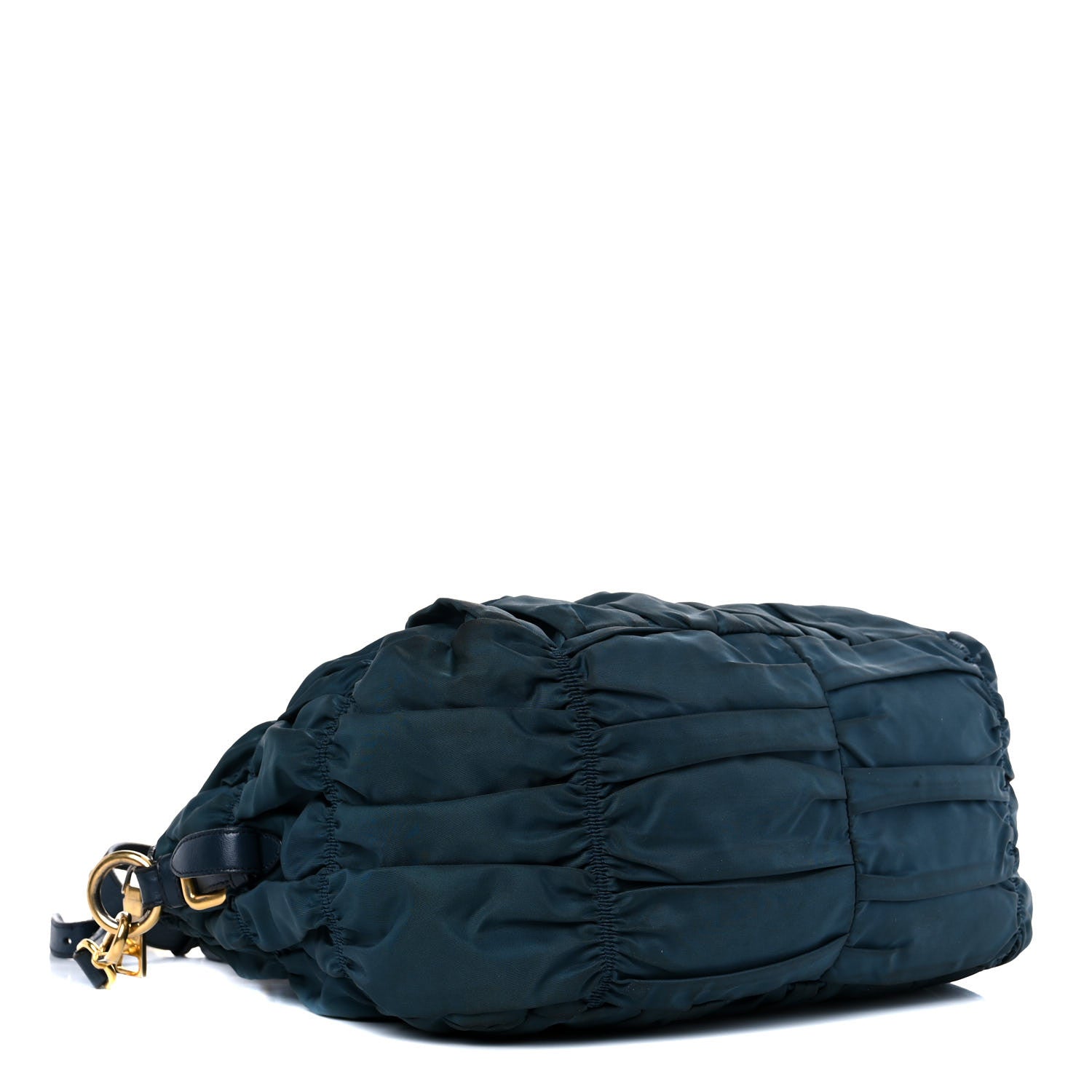 Prada Tessuto Nylon Nappa Gaufre Shopping Satchel Baltico 4 of 49