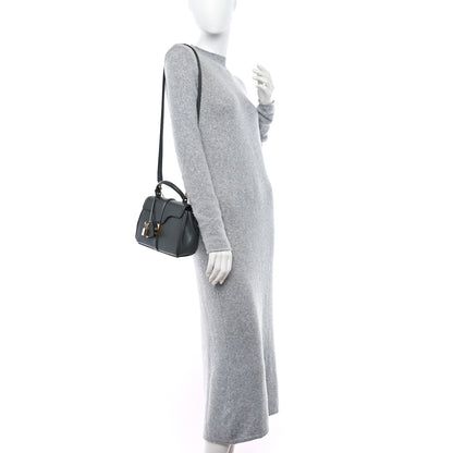 Celine Satinated Calfskin Mini 16 Top Handle Bag Grey 2 of 13