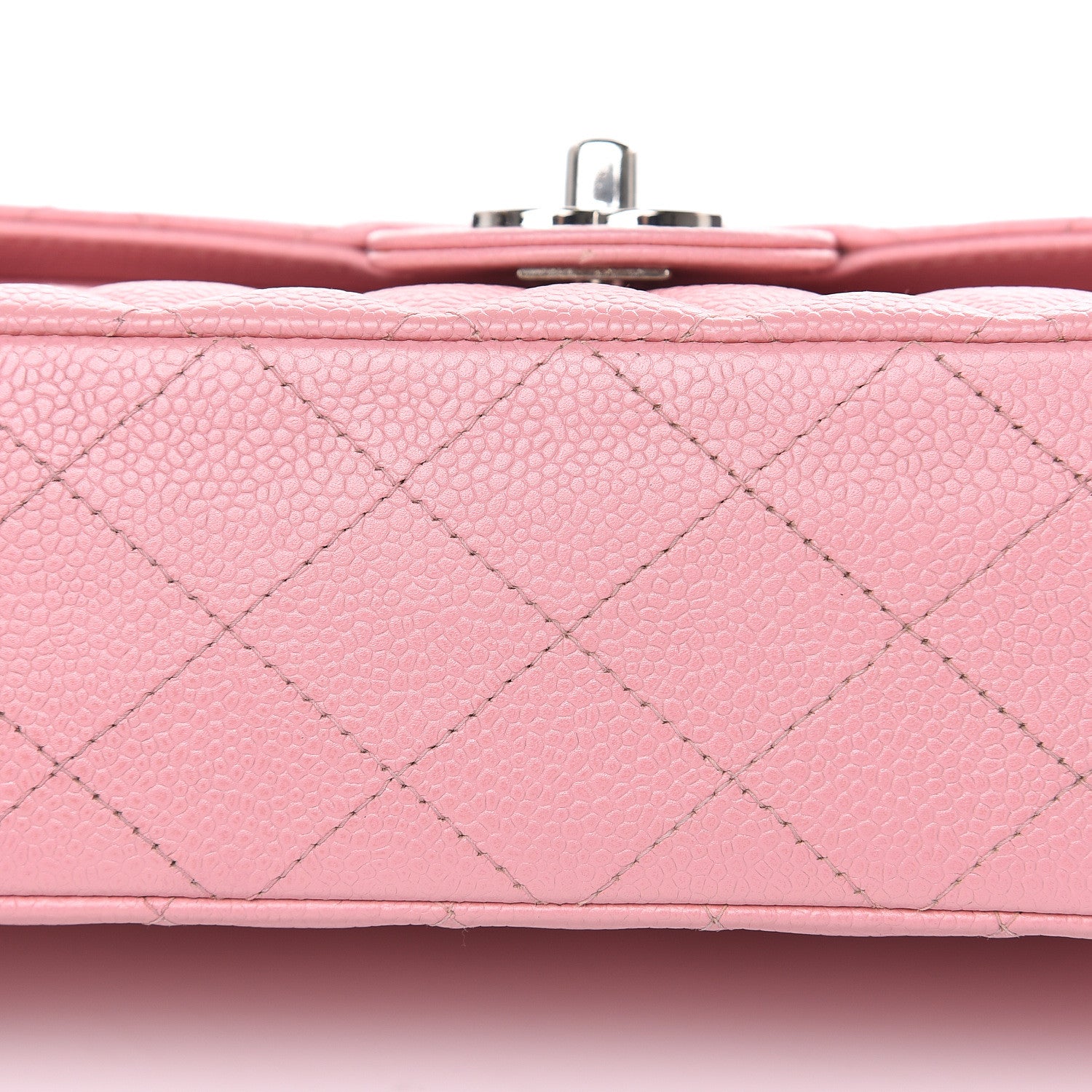 Chanel Caviar Quilted Medium Double Flap Pink 15 of 16