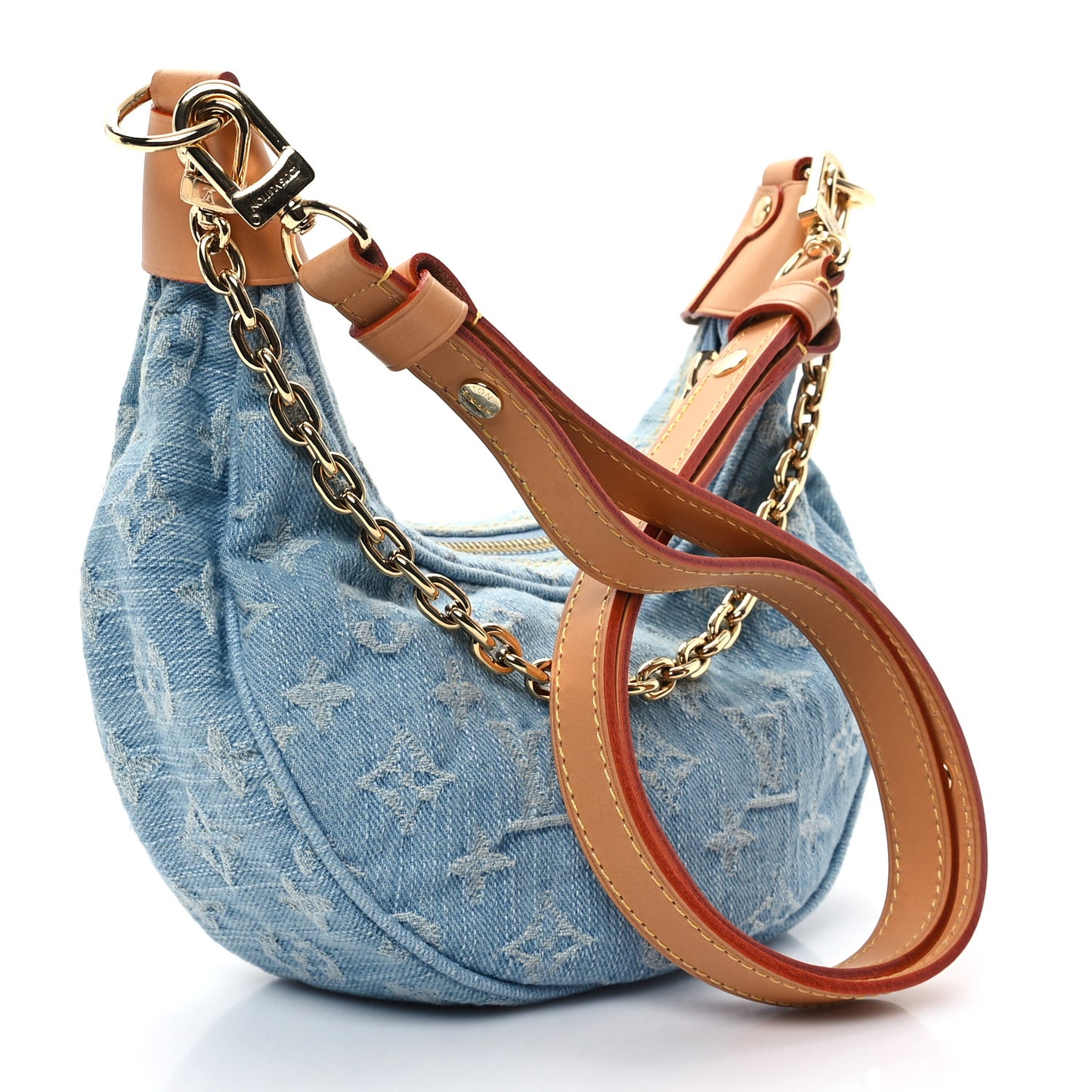 Monogram Denim Loop Sky Denim