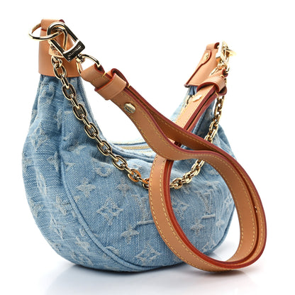 Louis Vuitton Monogram Denim Loop Sky Denim 2 of 11