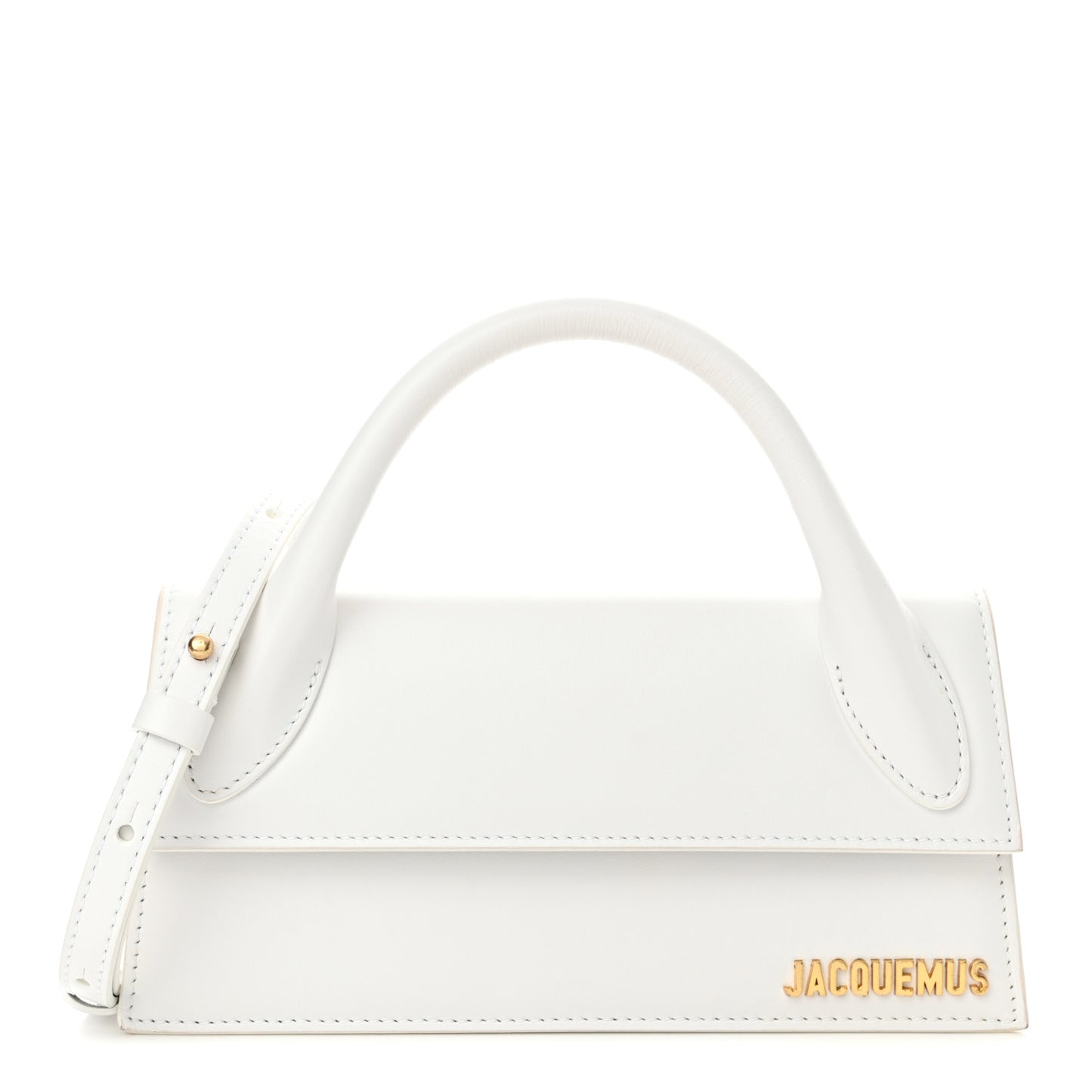 Smooth Calfskin Le Chiquito Long White
