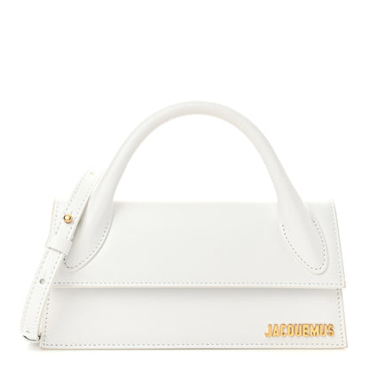 Jacquemus Smooth Calfskin Le Chiquito Long White 1 of 15