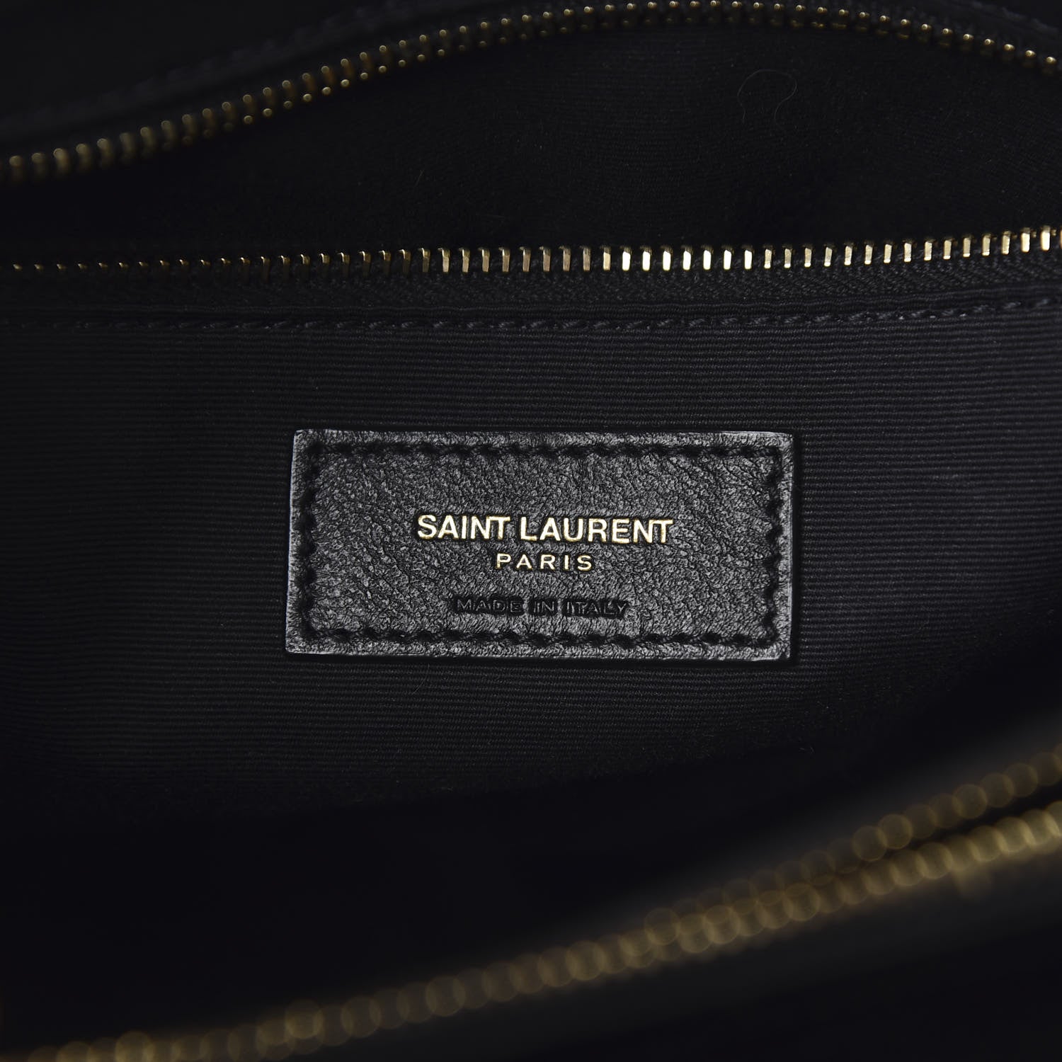 Saint Laurent Calfskin Y Quilted Monogram Medium Loulou Chain Satchel Black 6 of 11