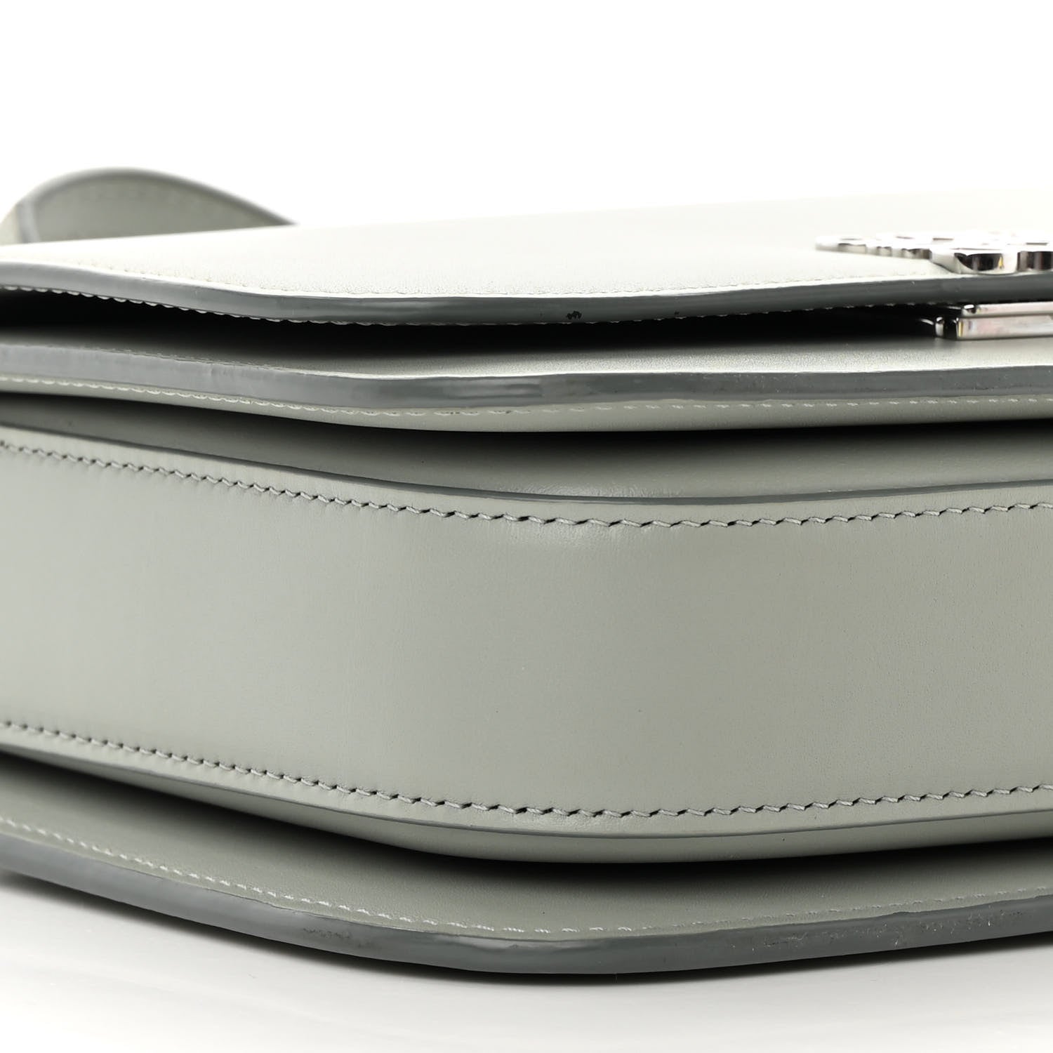 Loewe Silk Calfskin Small Goya Bag Gray 9 of 15