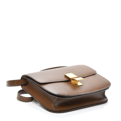 Celine Box Calfskin Medium Classic Box Flap Bag Camel 4 of 8