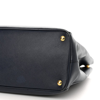 Prada Saffiano Medium Galleria Double Zip Tote Baltico 10 of 13