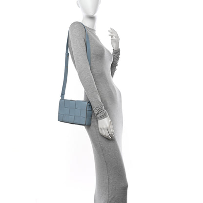 Bottega Veneta Nappa Maxi Intreccio Cassette Bag Pale Blue 2 of 10