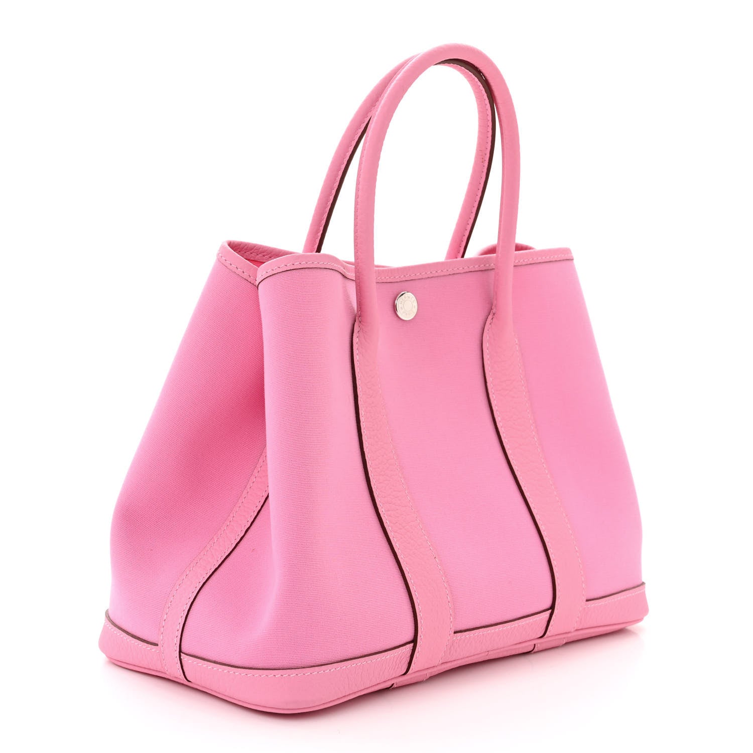 Hermes Toile Officier Vache Country Garden Party 30 TPM Pink 3 of 11