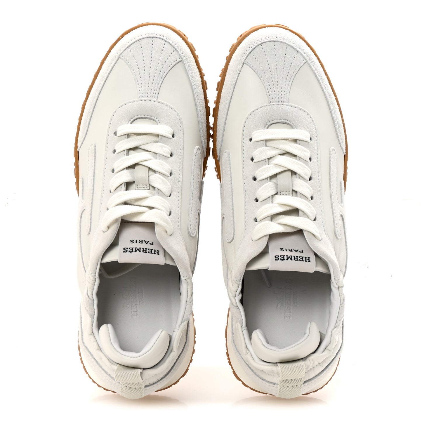 Nappa Suede Goatskin Jet Sneakers 37 White