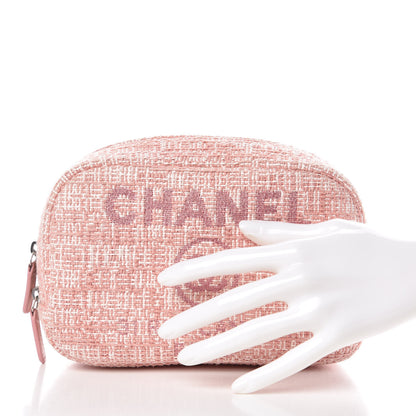 Chanel Canvas Small Deauville Case Pink 2 of 8