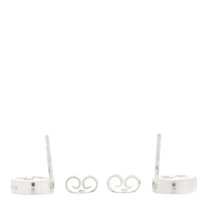 Gucci Sterling Silver Interlocking GG Stud Earrings 3 of 4