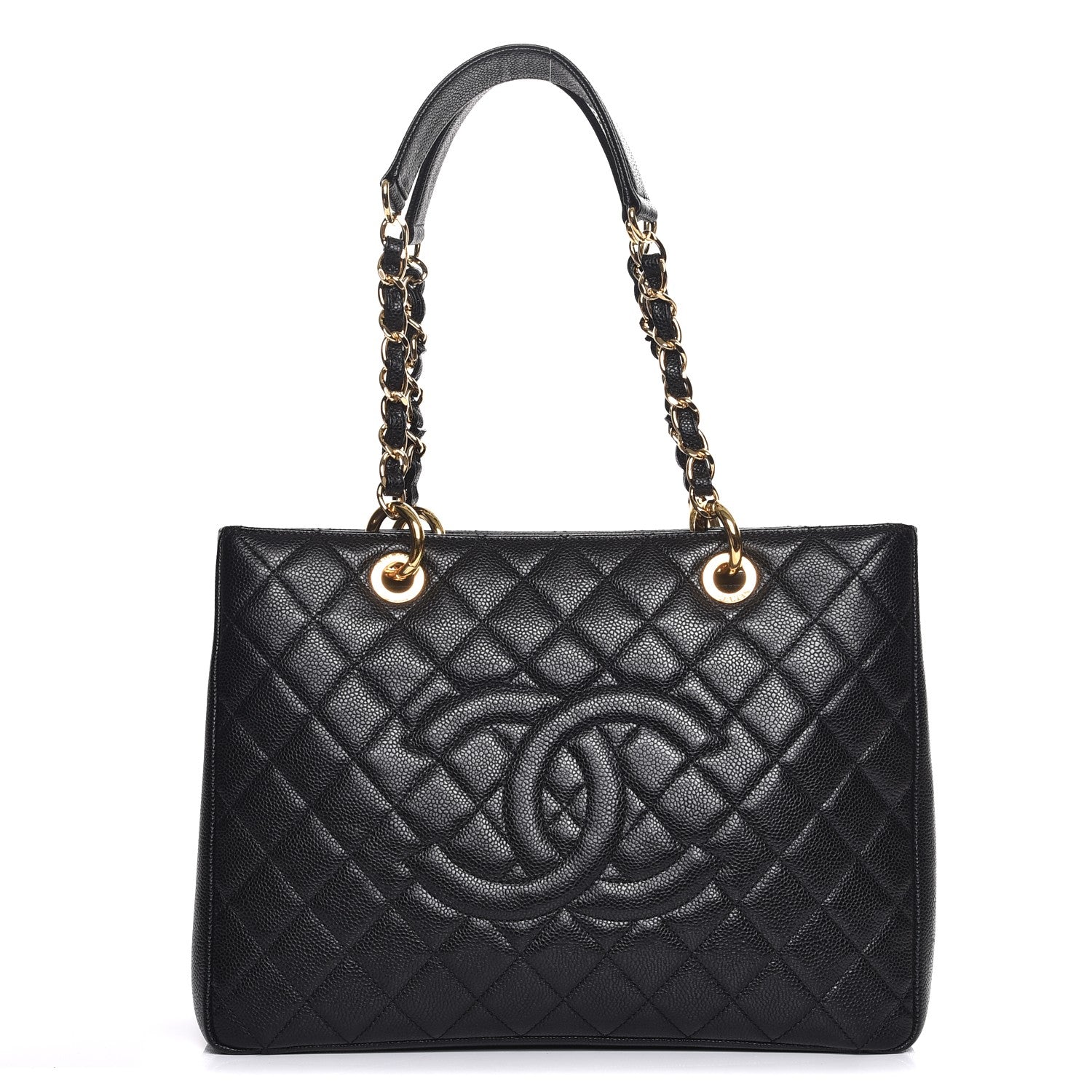 Chanel Caviar Quilted Grand Shopping Tote GST Black 1 of 7