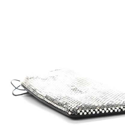 Alexander Wang Calfskin Sequin Ryan Mini Drawstring Black Silver 5 of 7