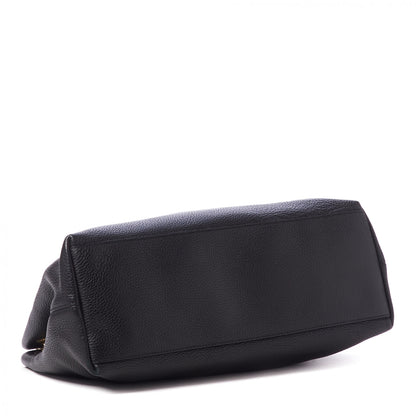 Gucci Pebbled Calfskin Medium Soho Chain Shoulder Bag Black 4 of 12