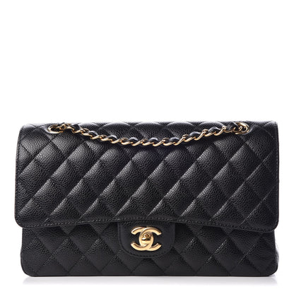 Chanel Caviar Quilted Medium Double Flap Black 1 of 7