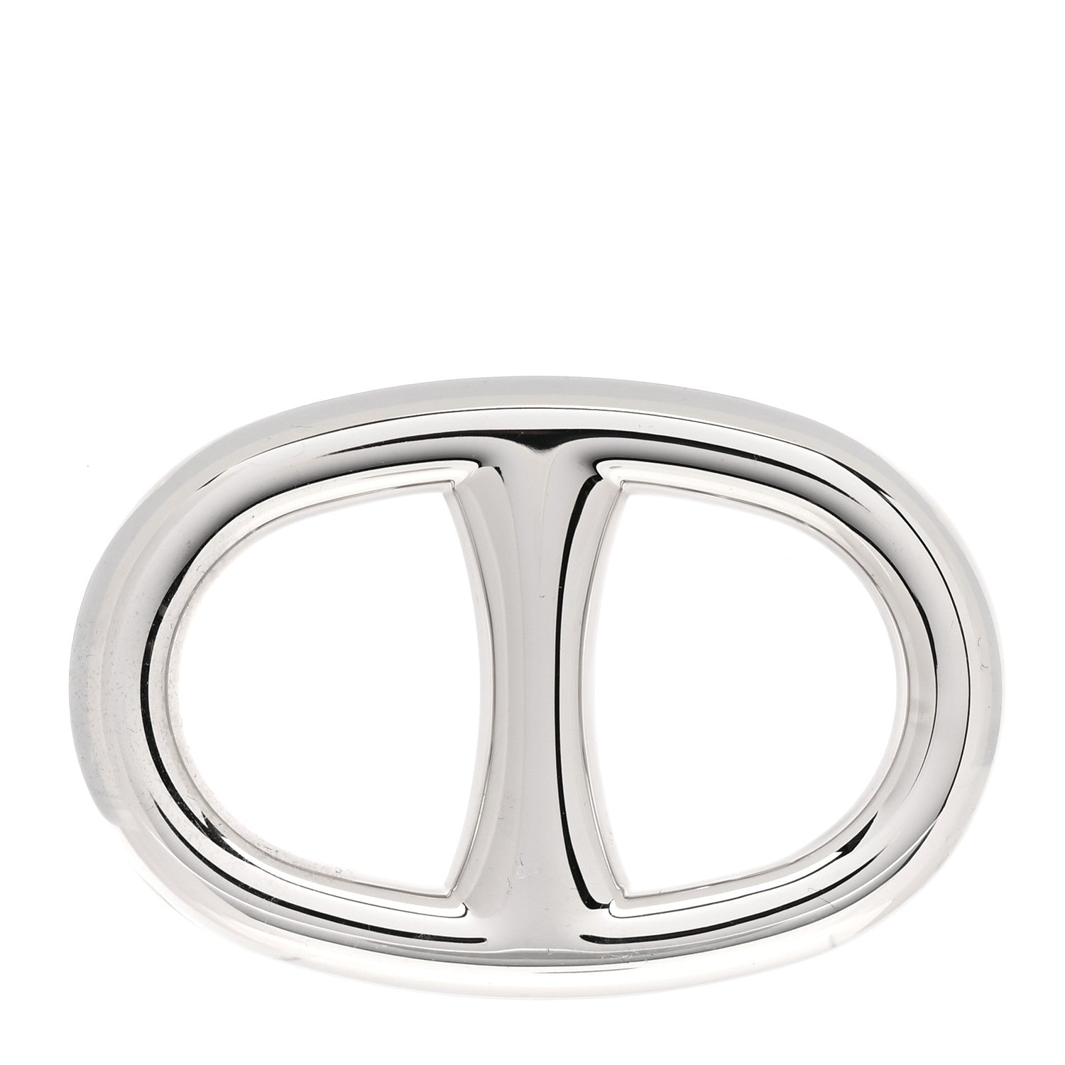 Hermes Palladium Chaine D'Ancre Scarf Ring 1 of 3