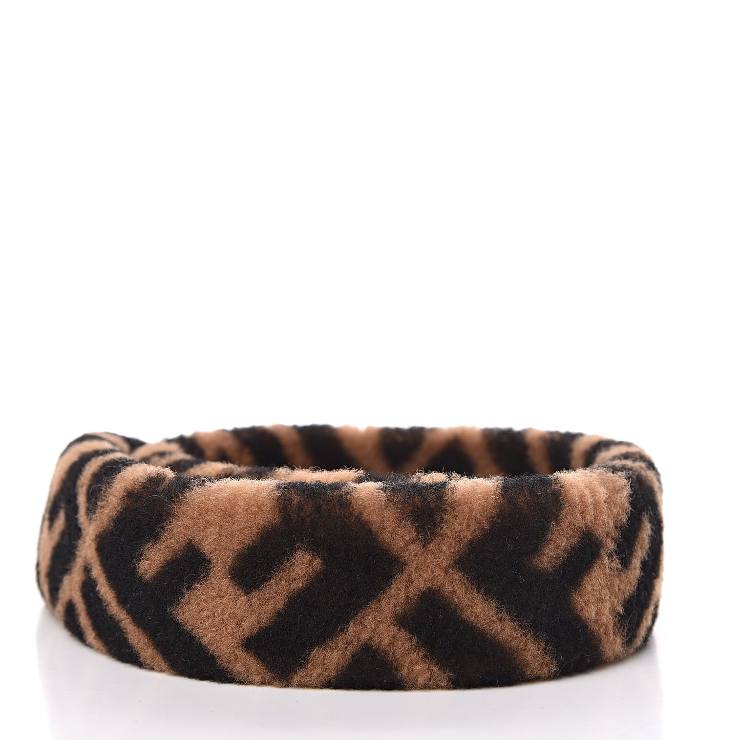 Shearling Macro FF 1974 Diagonal Strap You Brown Red