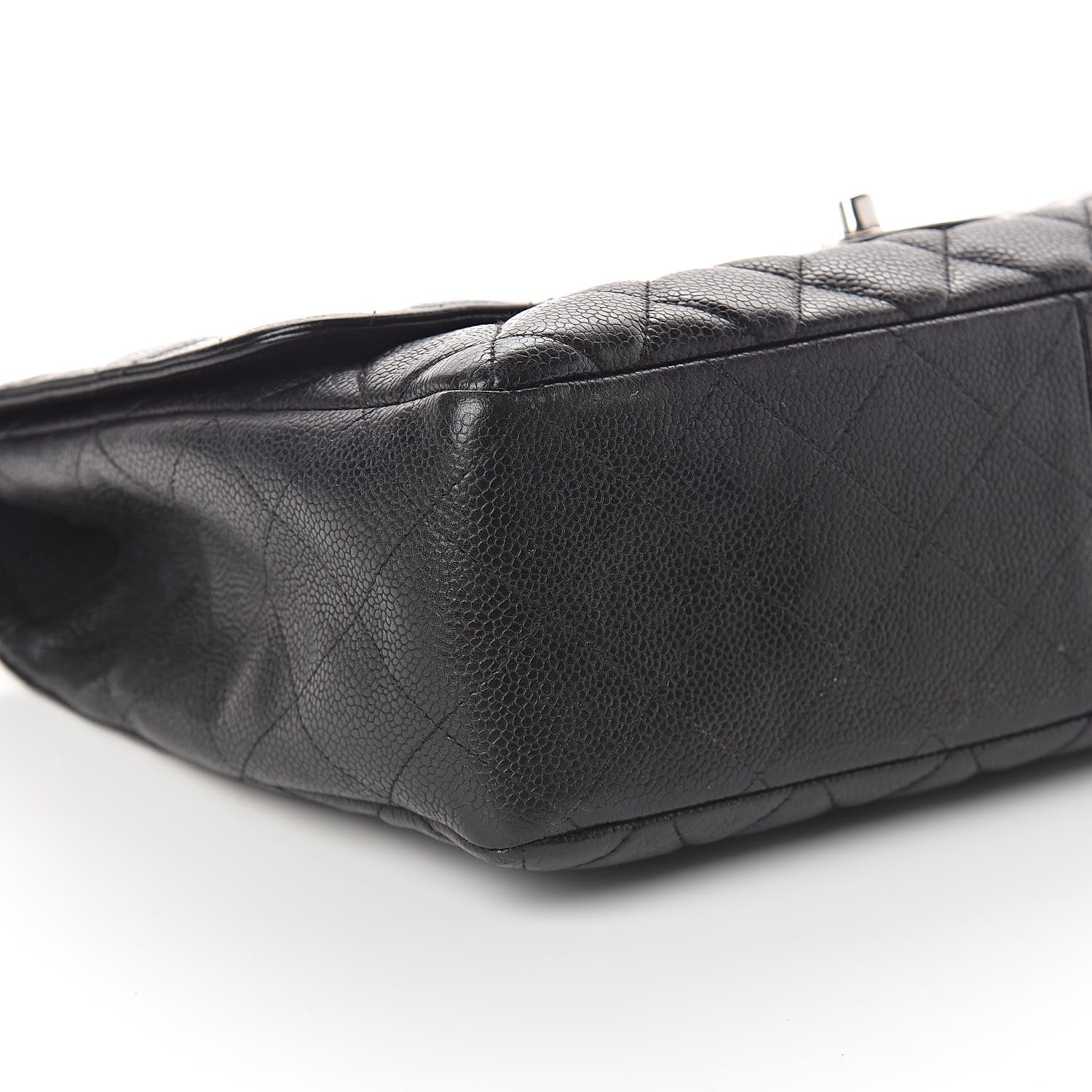 Chanel Caviar Quilted Jumbo Single Flap Black 11 of 13