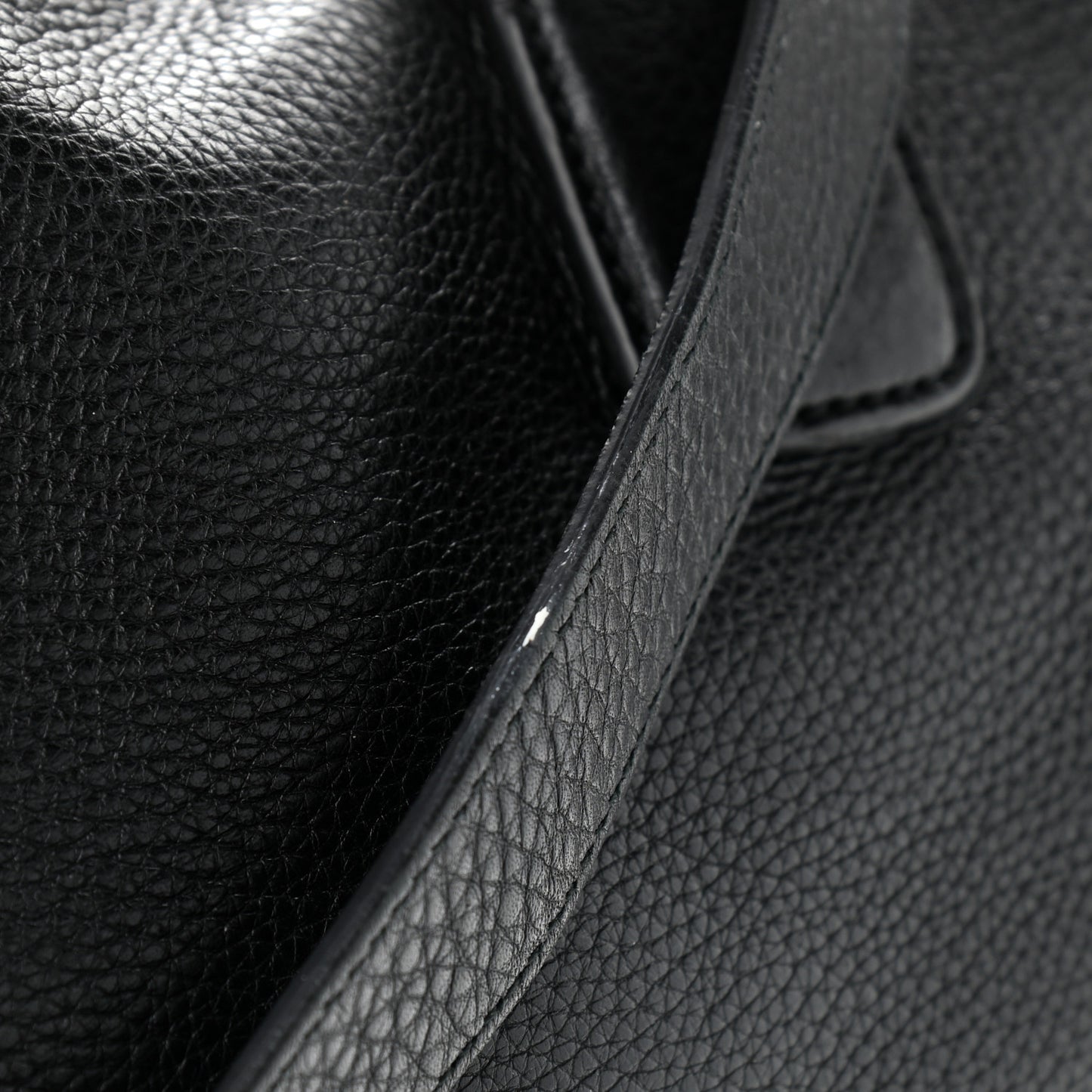 Pebbled Calfskin Soho Carry On Duffle Black