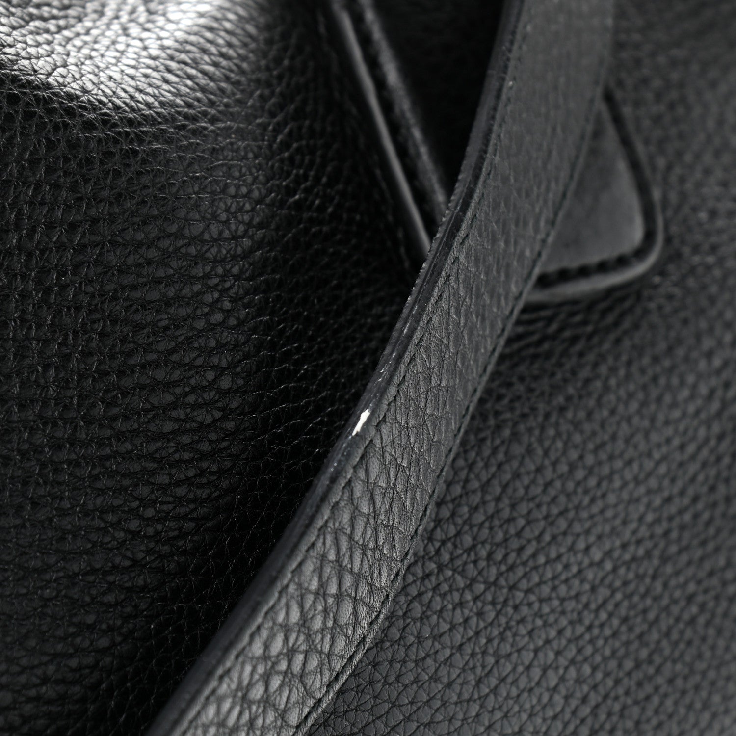Gucci Pebbled Calfskin Soho Carry On Duffle Black 14 of 16