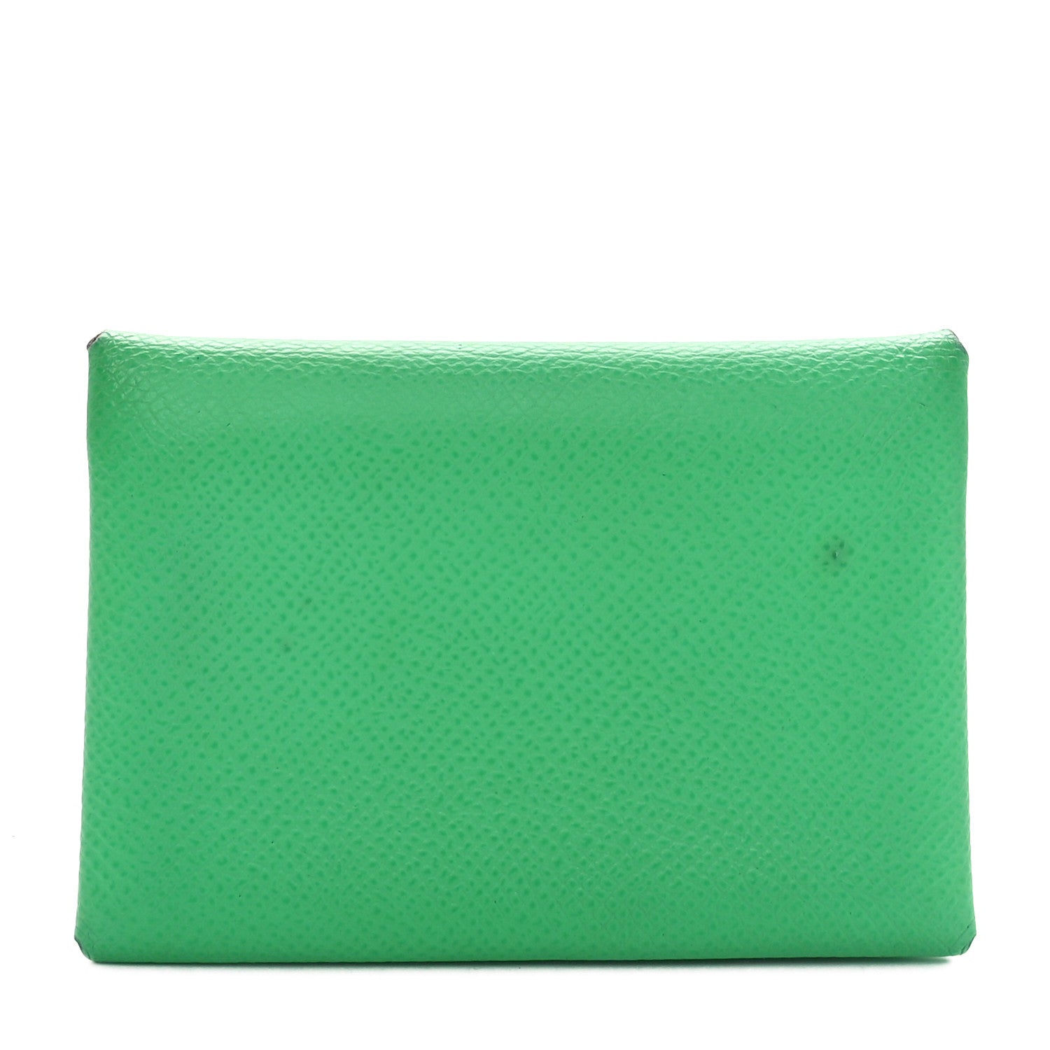 Hermes Epsom Verso Calvi Duo Card Case Vert Comics Vert Fizz 1 of 8