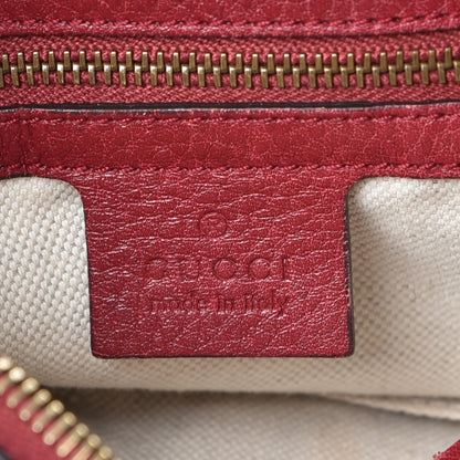 Gucci Pebbled Calfskin Small Miss GG Hobo Red 7 of 12