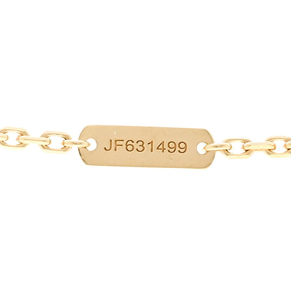 Van Cleef & Arpels 18K Yellow Gold Guilloche Magic Alhambra Long Necklace 5 of 6