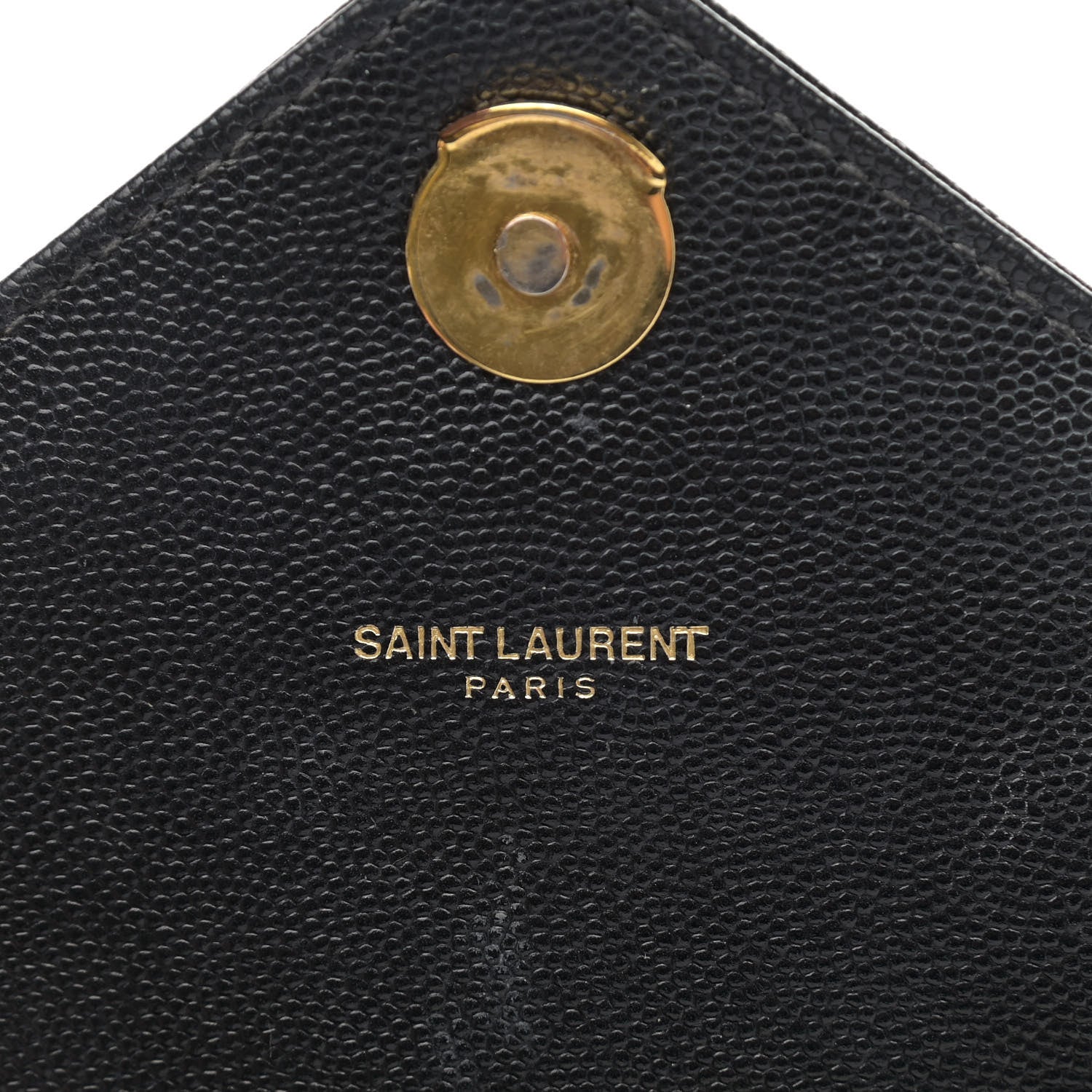 Saint Laurent Grain De Poudre Matelasse Chevron Medium Monogram Satchel Black 6 of 18