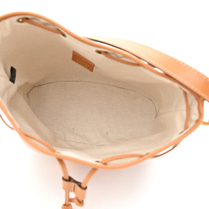 Gucci X DISNEY Mini Vintage GG Supreme Monogram Bucket Bag Beige Vintage Sun Oil 5 of 8